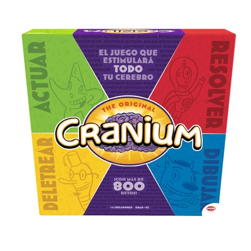 Bizak Cranium 64552691 lustiges Familienspiel, Erwachsene und Kinder ab 12 Jahren, 800 Herausforderungen, um mit Familie oder Freunden zu spielen Bizak Cranium 64552691 lustiges Familienspiel, Erwachsene und Kinder ab 12 Jahren, 800 Herausforderungen, um mit Familie oder Freunden zu spielen von Bizak