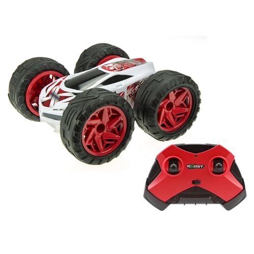 Bizak Exost Xtreme Wheelie Radio Control, Fahrzeug mit automatischer Auswuchtung, die Stunts mit der Fernbedienung auf Zwei oder Vier Rädern und auf beiden Seiten Macht (62000217) von Bizak