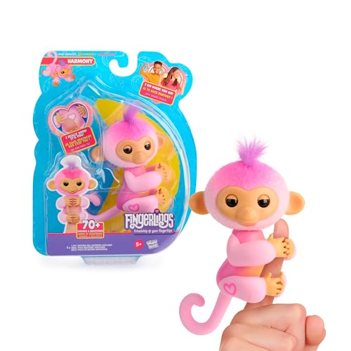 Bizak Fingerlings Harmony, süßer interaktiver AFFE, der Sich wie Popstar fühlt und gerne singt. Es ist eine Diva, mit über 70 verschiedenen Geräuschen und Reaktionen, mit eigener Persönlichkeit Bizak Fingerlings Harmony, süßer interaktiver AFFE, der Sich wie Popstar fühlt und gerne singt. Es ist eine Diva, mit über 70 verschiedenen Geräuschen und Reaktionen, mit eigener Persönlichkeit von Bizak