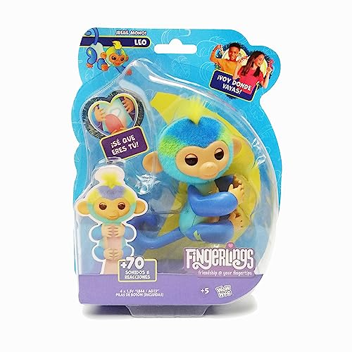 Bizak Fingerlings Leo, frechster interaktiver AFFE von Allen, liebt Abenteuer. Es ist mutig und Guarretem, mit über 70 verschiedenen Geräuschen und Reaktionen, mit eigener Persönlichkeit (61850001) Bizak Fingerlings Leo, frechster interaktiver AFFE von Allen, liebt Abenteuer. Es ist mutig und Guarretem, mit über 70 verschiedenen Geräuschen und Reaktionen, mit eigener Persönlichkeit (61850001) von Bizak