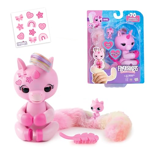 Bizak Fingerlings Überraschungsschwanz, Einhorn, kämmt seinen sehr Langen Schwanz, versteckt eine Überraschung, interaktives Einhorn mit über 70 Geräuschen und Reaktionen, ab 5 Jahren (61853243-2) Bizak Fingerlings Überraschungsschwanz, Einhorn, kämmt seinen sehr Langen Schwanz, versteckt eine Überraschung, interaktives Einhorn mit über 70 Geräuschen und Reaktionen, ab 5 Jahren (61853243-2) von Bizak