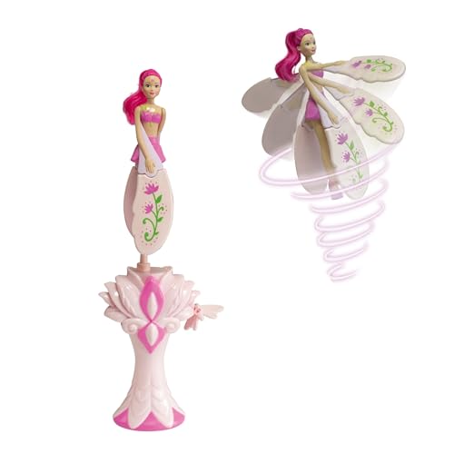 Bizak Sky Dancers Fuchsia Fantasy ist eine 18 cm hohe Fantasiepuppe, die ihre Flügel entfaltet und wirklich fliegt, sie an ihrer Basis positioniert und sie abheben lässt (62303000) von Bizak