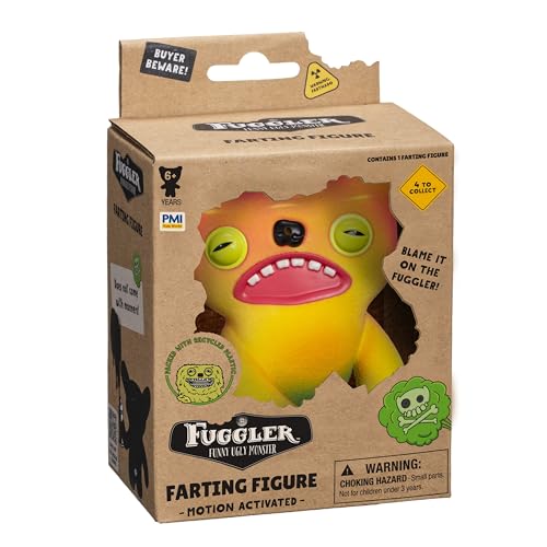 Bizak Fuggler 64113000-4 Elektronische Furzfigur mit Bewegungssensor, 9 cm, 4 Modelle zum Sammeln, für Jungen und Mädchen ab 4 Jahren Bizak Fuggler 64113000-4 Elektronische Furzfigur mit Bewegungssensor, 9 cm, 4 Modelle zum Sammeln, für Jungen und Mädchen ab 4 Jahren von Bizak