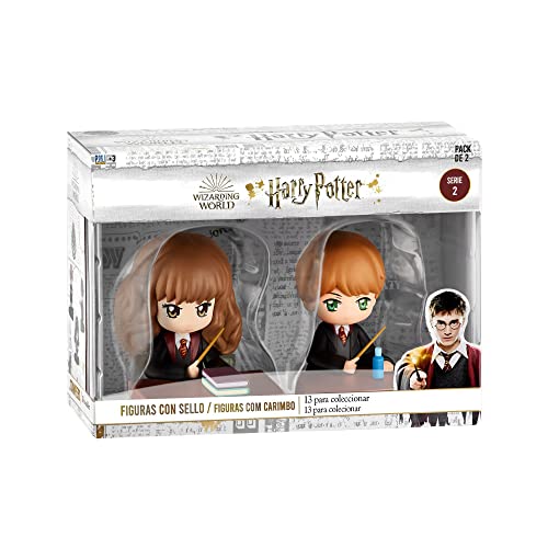 Bizak Harry Potter Figuren, 8 cm, Hermione und Ron, Sammlerausgabe, große Detaille, 13 Sammelfiguren, empfohlen für Alter von 3 Jahren (64115016) von Bizak