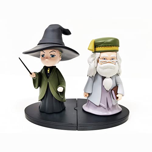 Bizak Harry Potter McGonagall und Dumbledon Sammlerausgabe, großes Detaillevel, 13 Sammelfiguren, empfohlen ab 3 Jahren (64115016) von Bizak