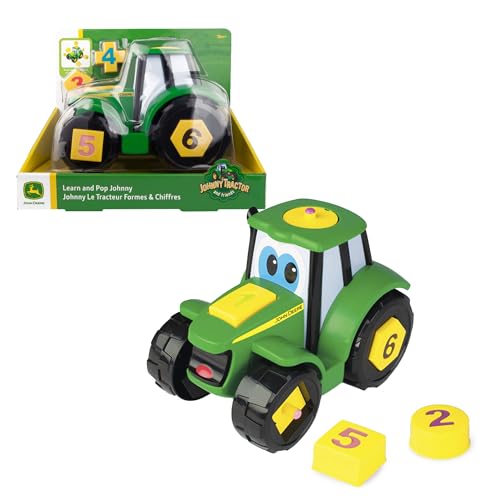 Bizak Johnny Traktor zum Lernen und Reiten, Toomies, 13-teiliges Lern- und Konstruktionsspielzeug, für Kinder ab 18 Monaten, motorische Entwicklung und Kreativität (30696654) von Bizak