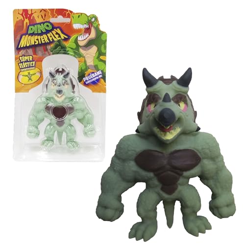 Bizak Monsterflex 64390007-14 Dinosaurier-Modelle, Tricerox, super ausziehbar und elastisch, 25 cm, 14 zum Sammeln, für Erwachsene Fans und Kinder ab 4 Jahren Bizak Monsterflex 64390007-14 Dinosaurier-Modelle, Tricerox, super ausziehbar und elastisch, 25 cm, 14 zum Sammeln, für Erwachsene Fans und Kinder ab 4 Jahren von Bizak