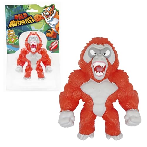 Bizak Monsterflex 64390011-12 Wild Monster Orankong, super ausziehbar und elastisch, 25 cm, 14 cm zum Sammeln, für Fans und Kinder ab 4 Jahren von Bizak