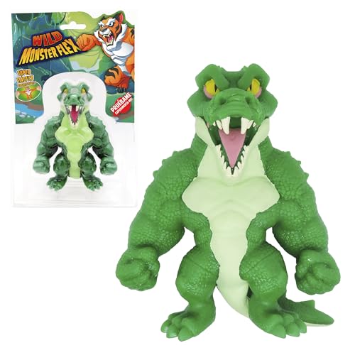 Bizak Monsterflex 64390011-5 Wild Monster Krock, super ausziehbar und elastisch, 25 cm, 14 cm zum Sammeln, für Fans Sammler und Kinder ab 4 Jahren von Bizak