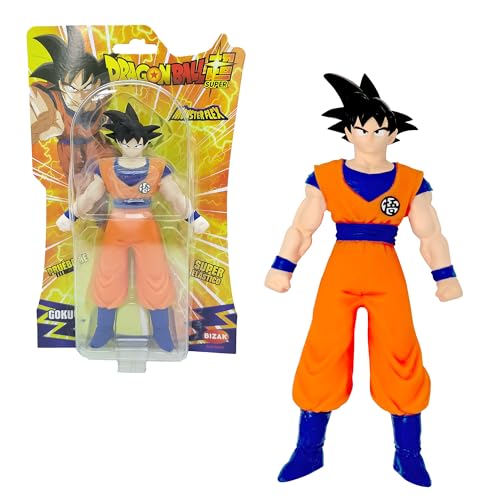 Bizak Monsterflex 64390230 Dragon Ball Goku-Figur, Super dehnbar und elastisch, 25 cm, 12 zum Sammeln, für Erwachsene Sammler-Fans und Kinder ab 4 Jahren Bizak Monsterflex 64390230 Dragon Ball Goku-Figur, Super dehnbar und elastisch, 25 cm, 12 zum Sammeln, für Erwachsene Sammler-Fans und Kinder ab 4 Jahren von Bizak