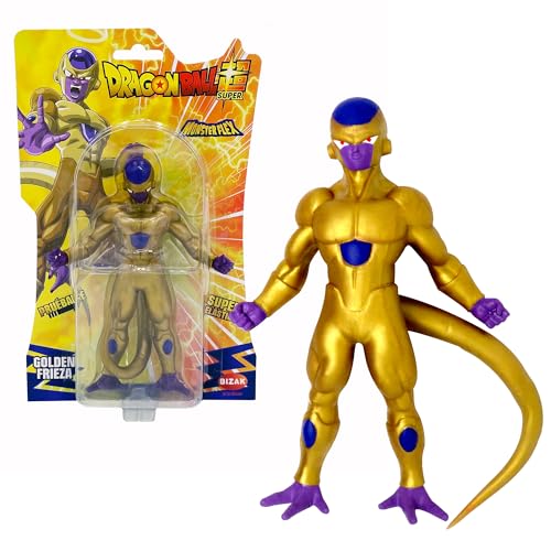 Bizak Monsterflex 64390230 Golden Frieza Figur von Dragon Ball, super ausziehbar und elastisch, 25 cm, 12 zum Sammeln, für Erwachsene Fans Sammler und Kinder ab 4 Jahren von Bizak