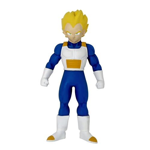 Bizak Monsterflex 64390230 Super Saiyan Vegeta Figur von Dragon Ball, super ausziehbar und elastisch, 25 cm, 12 zum Sammeln, für Erwachsene Fans und Kinder ab 6 Jahren von Bizak