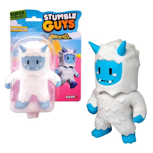 Bizak Monsterflex Stumple Guys, Videospiel, Frost Yeti, super dehnbar und elastisch, 15 cm, 16 Modelle zum Sammeln, für Erwachsene und Kinder ab 4 Jahren (64390006-16) von Bizak