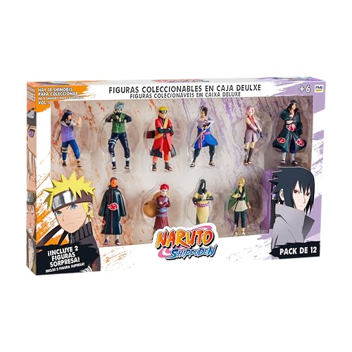 Bizak Naruto 64111280-2 Figuren in Deluxe-Box, 7 cm, enthält 2 versteckte Sonderedition-Figuren, ab 6 Jahren von Bizak
