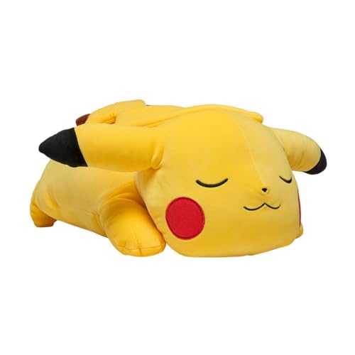 Bizak Plüschtier Pikachu Schlafmütze, 46 cm, offizielles Pokémon-Riesenspielzeug (63220074) von Bizak