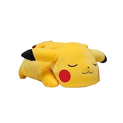 Bizak Plüschtier Pikachu Schlafmütze, 46 cm, offizielles Pokémon-Riesenspielzeug (63220074) von Bizak