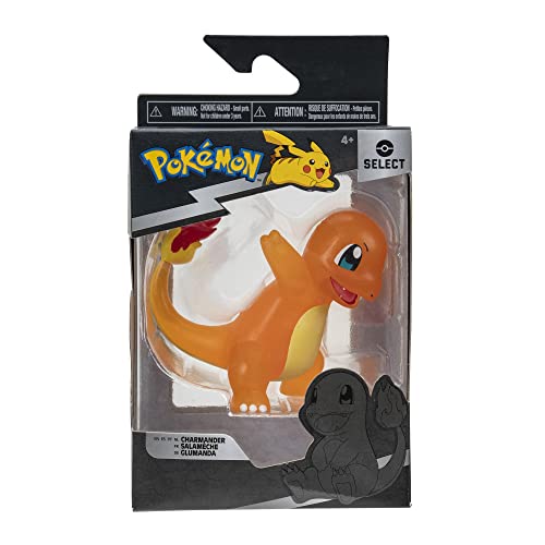 Bizak Pokemon 63222393 Transparente Charander-Figur, 8 cm, mit Luxus-Details und großer Ausführung, personalisierbar durch Personalisierung, Ab 4 Jahren (6322393) von Bizak