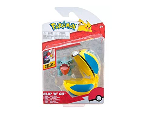 Bizak Pokemon Clip N Go - Verschiedene Modelle (63227222), 1 Pokeball und 1 Figur. von Bizak
