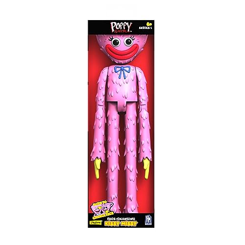 Bizak Poppy Playtime Actionfigur Kissy Missy, 30 cm, mit doppelseitigem Spiel wie im Videospiel, (64230015) von Bizak