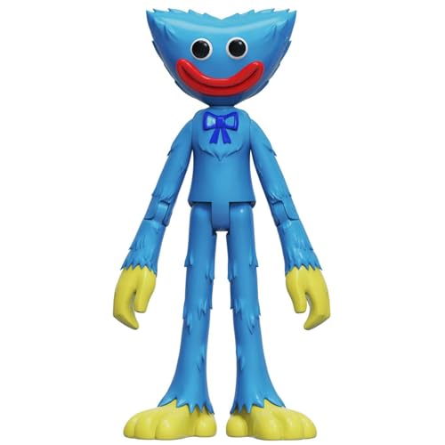 Bizak Poppy Playtime Huggy Wuggy Action-Figur, 13 cm, mit einem Zubehör wie im Videospiel, Verschiedene Figuren zum Sammeln, 6 Jahre (64230010) von Bizak