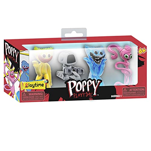 Bizak Poppy Playtime Pack Minifiguren 7 cm mit den Hauptfiguren des Videospiels, erstellen Sie das Spiel mit Ihren Freunden mit diesen originellen und unheimlichen Puppen, ab 6 Jahren (64237701) von Bizak