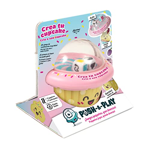 Bizak Push & Play Cupcake, Spiel mit Reflexen und Geschicklichkeit, alle Ihre Sinne zu testen (64270013) von Bizak