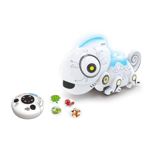 Bizak Roboter-Chamäleon, das Seine magnetische Zunge herauszieht, um Lebensmittel zu fangen. Bewegen, zielen und fangen! Ab 3 Jahren (62008538) von Bizak