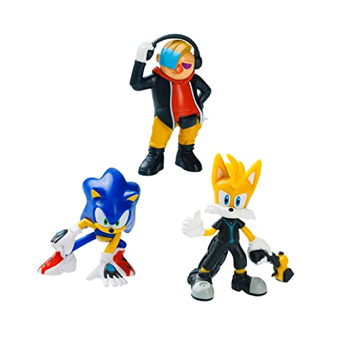 Bizak Sonic Prime 3er Pack Figuren 6,5 cm hoch In diesem Set Finden Sie: Sonic Ny+ Dr.Don´t + Tails Nine(64112003-2) von Bizak