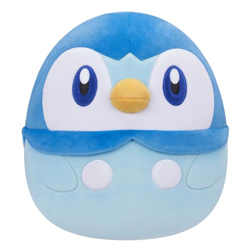 Bizak Squishmallow Piplup, 25 cm, offizielles Pokemon-weiches Plüschkissen (63220037) von Bizak