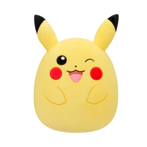 Bizak Squishmallow 63220050 Zwinkerkissen, 50 cm, offizielles Pokemon-Plüschkissen, weich und hochwertig von Bizak