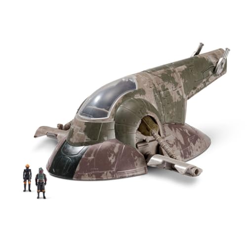 Bizak Star Wars Micro Galaxy Squadron, Nave Deluxe Boba Fett, inkl. 2 Figuren (62610027) von Bizak