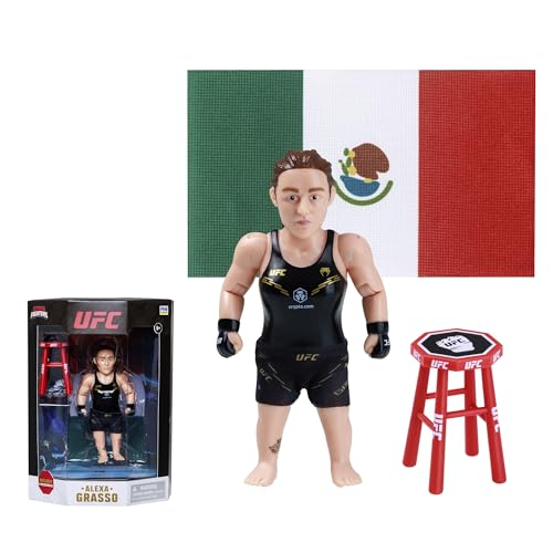 Bizak UFC Legends Figur Alexa Grasso, 11,5 cm, mit Zubehör, offizielle Kollektion MMA, über 8 Jahre (64119016-03) von Bizak