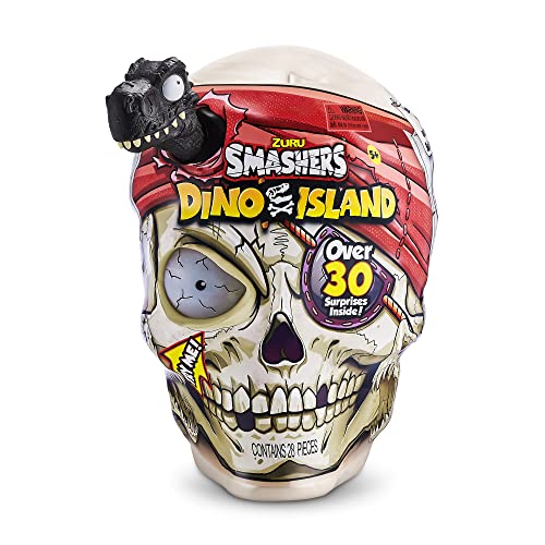 Bizak Dino Island Riesenschädel Riesenschädel Riesenschädel mit über 30 Überraschungen zum Thema Piraten & Dinosaurier, empfohlen ab 5 Jahren (62367488) von Bizak