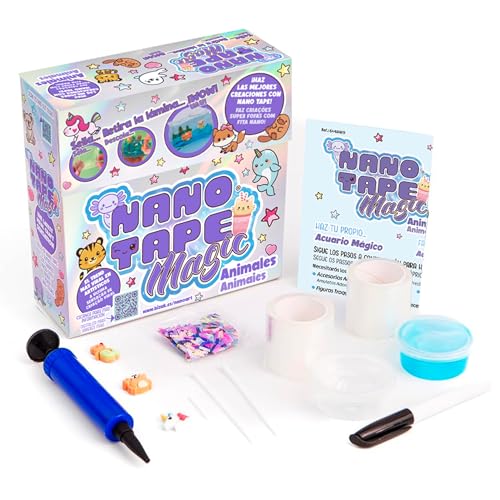 Nano Art 64484119 - Tiere, Mittelpackung, 2 Rollen Klebeband, Zubehör und Filzstifte, Slime und Sprinkles,Bizak Nano Art 64484119 - Tiere, Mittelpackung, 2 Rollen Klebeband, Zubehör und Filzstifte, Slime und Sprinkles,Bizak von Bizak