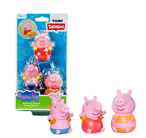 Toomies de Bizak, Peppa Wutz Familie, Badespielzeug, Wassersprüher, enthält die ganze Familie Peppa Wutz von Bizak