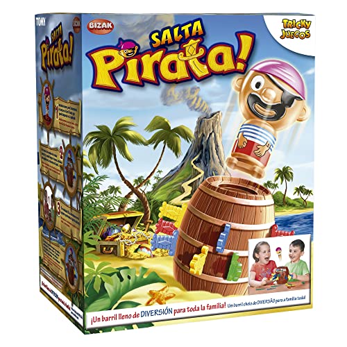 Tricky juegos 7028 piratas del Caribe Pop up Pirate, Bunt, Small von Bizak