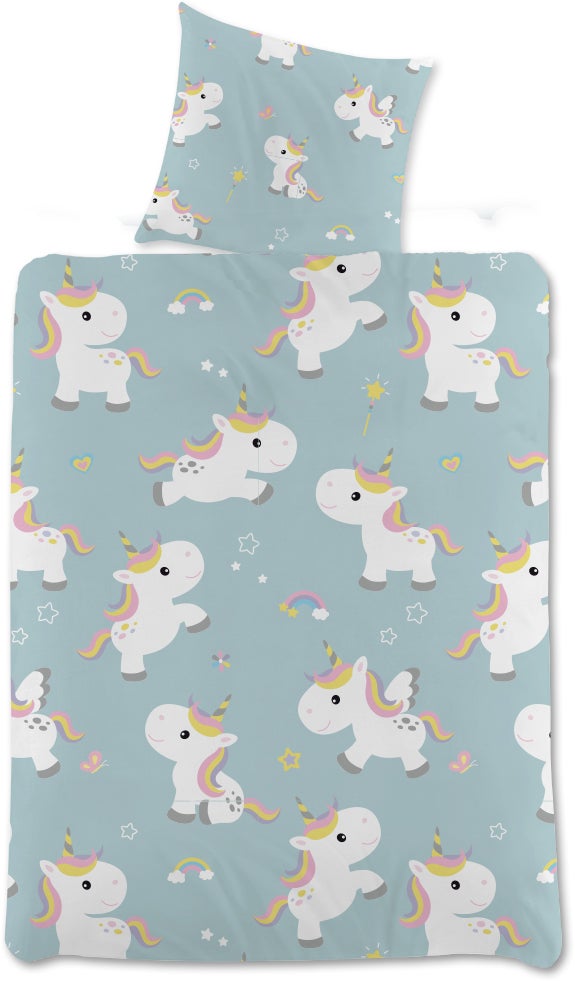 Einhorn Bettwäsche 150x210 cm Einhorn Bettwäsche 150x210 cm von Bjorna
