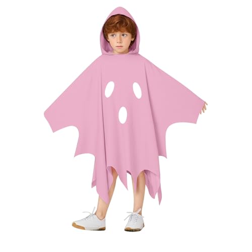 Bkazwe Gespenst Kostüm Kinder Einteilig - Süßer Geister Umhang mit Kapuze für Baby und Kleinkinder - Weißes Halloween Kostüm für Kindergartenfeste und Geburtstagspartys Bkazwe Gespenst Kostüm Kinder Einteilig - Süßer Geister Umhang mit Kapuze für Baby und Kleinkinder - Weißes Halloween Kostüm für Kindergartenfeste und Geburtstagspartys von Bkazwe