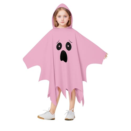 Bkazwe Halloween Geist Umhang Kostüm Kinder, Halloween Weißes Hexe Gespenst Cosplay Kostüm für Kinder 4-12 Jahre, Gespensts Kostüms für Jungen Mädchen Halloweens Cosplay Bkazwe Halloween Geist Umhang Kostüm Kinder, Halloween Weißes Hexe Gespenst Cosplay Kostüm für Kinder 4-12 Jahre, Gespensts Kostüms für Jungen Mädchen Halloweens Cosplay von Bkazwe
