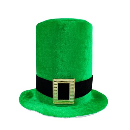 Bkazwe St. Patrick's Day Hut mit Kleeblatt Leprechaun Hut Grüne Kopfbedeckung mit irischem Kleeblatt Zylinder Hut grün Kleeblatt-Hut St. Patrick's Zylinder-Kostüm Holiday Costume Accessory Bkazwe St. Patrick's Day Hut mit Kleeblatt Leprechaun Hut Grüne Kopfbedeckung mit irischem Kleeblatt Zylinder Hut grün Kleeblatt-Hut St. Patrick's Zylinder-Kostüm Holiday Costume Accessory von Bkazwe