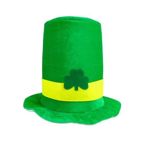 Bkazwe St. Patrick's Day Hut mit Kleeblatt Leprechaun Hut Grüne Kopfbedeckung mit irischem Kleeblatt Zylinder Hut grün Kleeblatt-Hut St. Patrick's Zylinder-Kostüm Holiday Costume Accessory Bkazwe St. Patrick's Day Hut mit Kleeblatt Leprechaun Hut Grüne Kopfbedeckung mit irischem Kleeblatt Zylinder Hut grün Kleeblatt-Hut St. Patrick's Zylinder-Kostüm Holiday Costume Accessory von Bkazwe