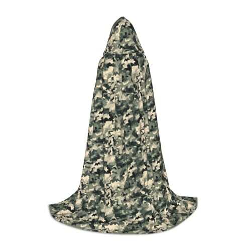 Bkdogkt Armee-Umhang mit digitalem Camouflage-Druck, Unisex, Kapuzenumhang für Zauberer, Karneval, Halloween, Weihnachten, Cosplay, Kostüm, Robe Bkdogkt Armee-Umhang mit digitalem Camouflage-Druck, Unisex, Kapuzenumhang für Zauberer, Karneval, Halloween, Weihnachten, Cosplay, Kostüm, Robe von Bkdogkt