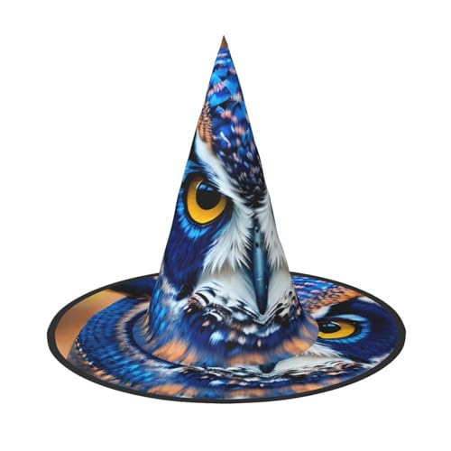 Bkdogkt Blaue Eule 1 Druck Erwachsene Hexenhut Karneval Halloween Hut Partys Maskeraden Cosplay Urlaub Dekor Bkdogkt Blaue Eule 1 Druck Erwachsene Hexenhut Karneval Halloween Hut Partys Maskeraden Cosplay Urlaub Dekor von Bkdogkt