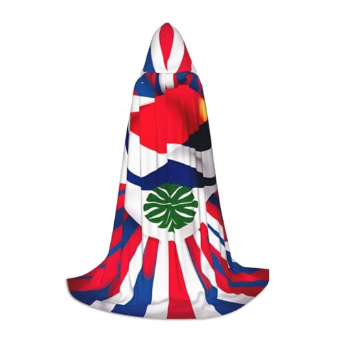 Bkdogkt Costa Rica-Flaggen-Druck, Unisex, Kapuzenumhang für Zauberer, Karneval, Halloween, Weihnachten, Cosplay, Kostüm, Robe Bkdogkt Costa Rica-Flaggen-Druck, Unisex, Kapuzenumhang für Zauberer, Karneval, Halloween, Weihnachten, Cosplay, Kostüm, Robe von Bkdogkt