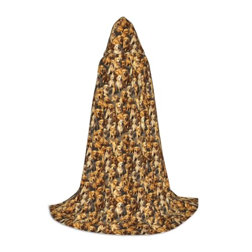 Bkdogkt Goldener Retriever-Aufdruck, Unisex, Kapuzenumhang für Zauberer, Karneval, Halloween, Weihnachten, Cosplay, Robe Bkdogkt Goldener Retriever-Aufdruck, Unisex, Kapuzenumhang für Zauberer, Karneval, Halloween, Weihnachten, Cosplay, Robe von Bkdogkt