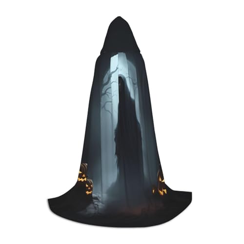Bkdogkt Halloween-Geister-Druck, Unisex, Kapuzenumhang für Zauberer, Karneval, Halloween, Weihnachten, Cosplay, Kostüm, Robe Bkdogkt Halloween-Geister-Druck, Unisex, Kapuzenumhang für Zauberer, Karneval, Halloween, Weihnachten, Cosplay, Kostüm, Robe von Bkdogkt