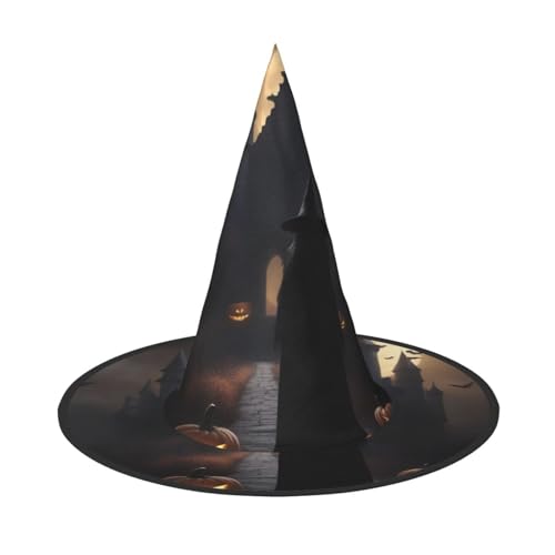 Bkdogkt Halloween Goth 1 Druck Halloween Hexenhut Unisex Karneval Party Kostüm Zubehör Breite Kappe Faltbar Bkdogkt Halloween Goth 1 Druck Halloween Hexenhut Unisex Karneval Party Kostüm Zubehör Breite Kappe Faltbar von Bkdogkt