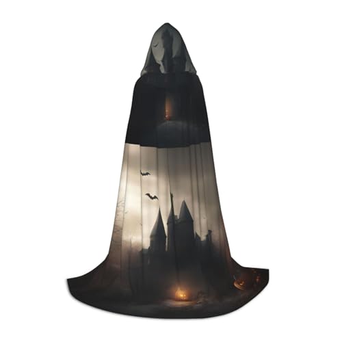 Bkdogkt Halloween Horror 1 Print Unisex Kapuzenumhang für Zauberer Karneval Halloween Weihnachten Cosplay Kostüm Robe Bkdogkt Halloween Horror 1 Print Unisex Kapuzenumhang für Zauberer Karneval Halloween Weihnachten Cosplay Kostüm Robe von Bkdogkt