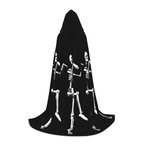 Bkdogkt Halloween beweglicher Skelett-Schädel-Druck, Halloween, vielseitiger Kapuzenumhang, Karneval, Mottoparty, Dekoration, Hexenkostüme Bkdogkt Halloween beweglicher Skelett-Schädel-Druck, Halloween, vielseitiger Kapuzenumhang, Karneval, Mottoparty, Dekoration, Hexenkostüme von Bkdogkt