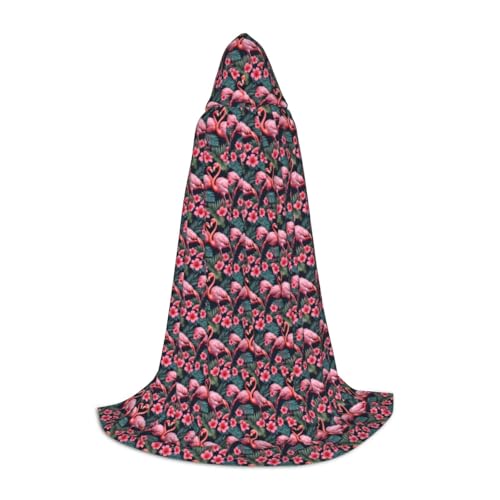 Bkdogkt Kapuzenumhang mit Flamingo-Motiv, Unisex, mit Kapuze, für Zauberer, Karneval, Halloween, Weihnachten, Cosplay, Robe Bkdogkt Kapuzenumhang mit Flamingo-Motiv, Unisex, mit Kapuze, für Zauberer, Karneval, Halloween, Weihnachten, Cosplay, Robe von Bkdogkt